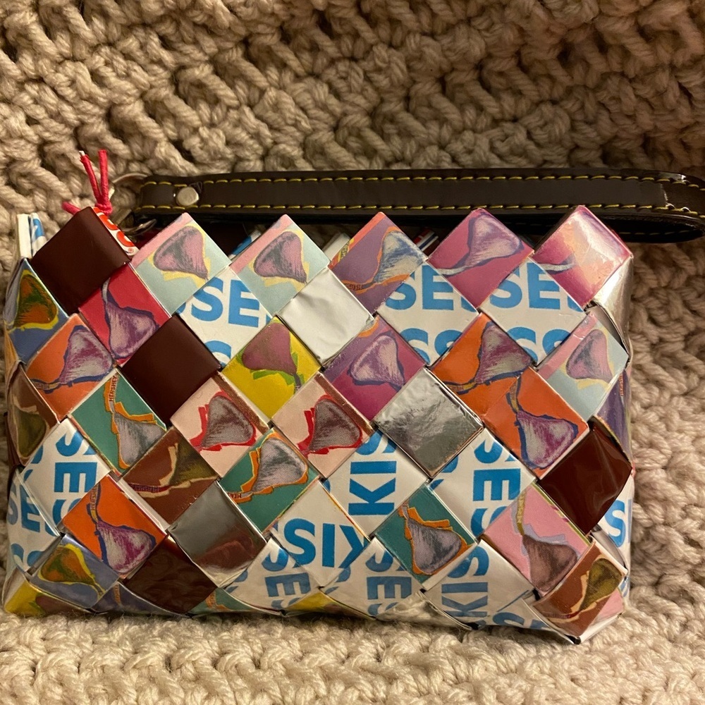 Nahui Ollin arm candy wrapper wristlet Hersey Kisses NWT. #5